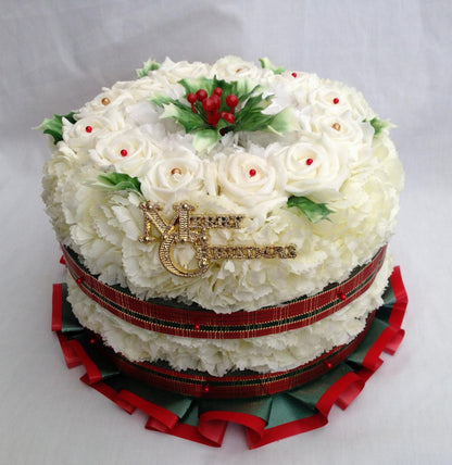 Cake Funeral Tribute Xmas