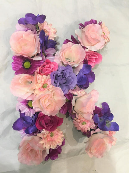 Flower Letter Open Design K