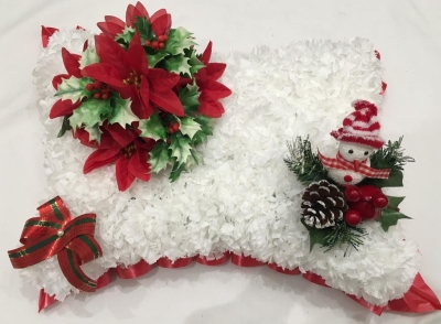 Snowman Cluster Pillow Tribute Christmas