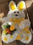 Bunny Rabbit Bespoke Funeral Tribute Yellow