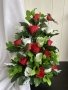 Flat Back All Rose Pot With 2 Robins 3