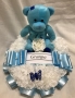 Blue Teddy Bear Wreath Ring 5