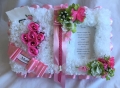 Open Book Funeral Tribute Pink 4