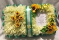 2700 Open Book Chrysanthemum Tribute