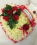 Chrysanthemum Heart Tribute Funeral Memorial 3