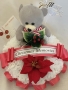 Teddy Bear Christmas Wreath Ring 4