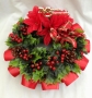 Wreath Xmas Decor Red Green 2