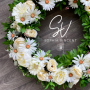 Daisy Door Wreath 1