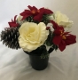 Crem Pot Cream Rose Xmas 3