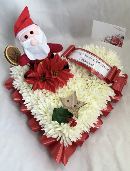 Santa Christmas Heart 1