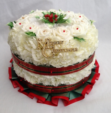 Cake Funeral Tribute Xmas 2