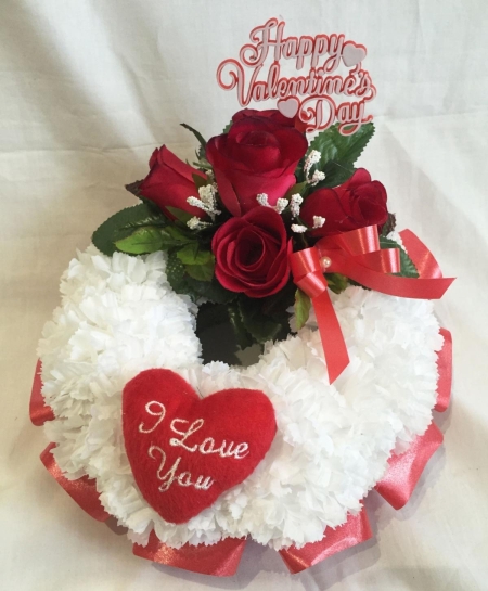 2300 Red Wreath Ring Valentines Day