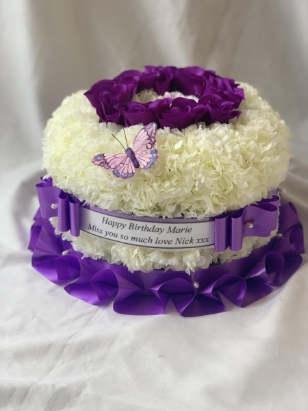 Birthday Cake Tribute Purple 4