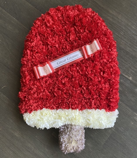 Strawberry Split Ice Lolly