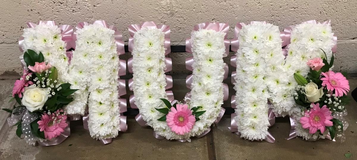 Mum Fresh Flower Funeral Tribute