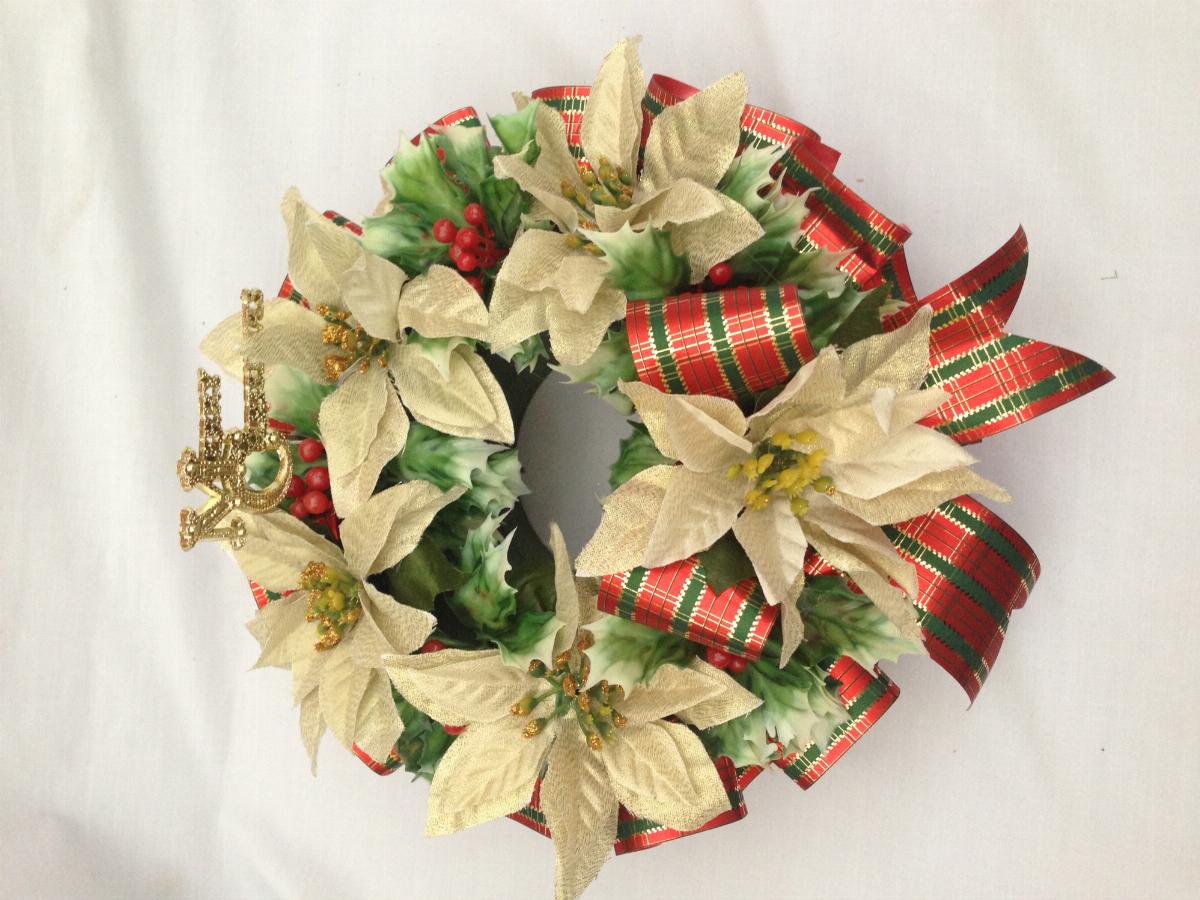 Wreath Xmas Decor Cluster