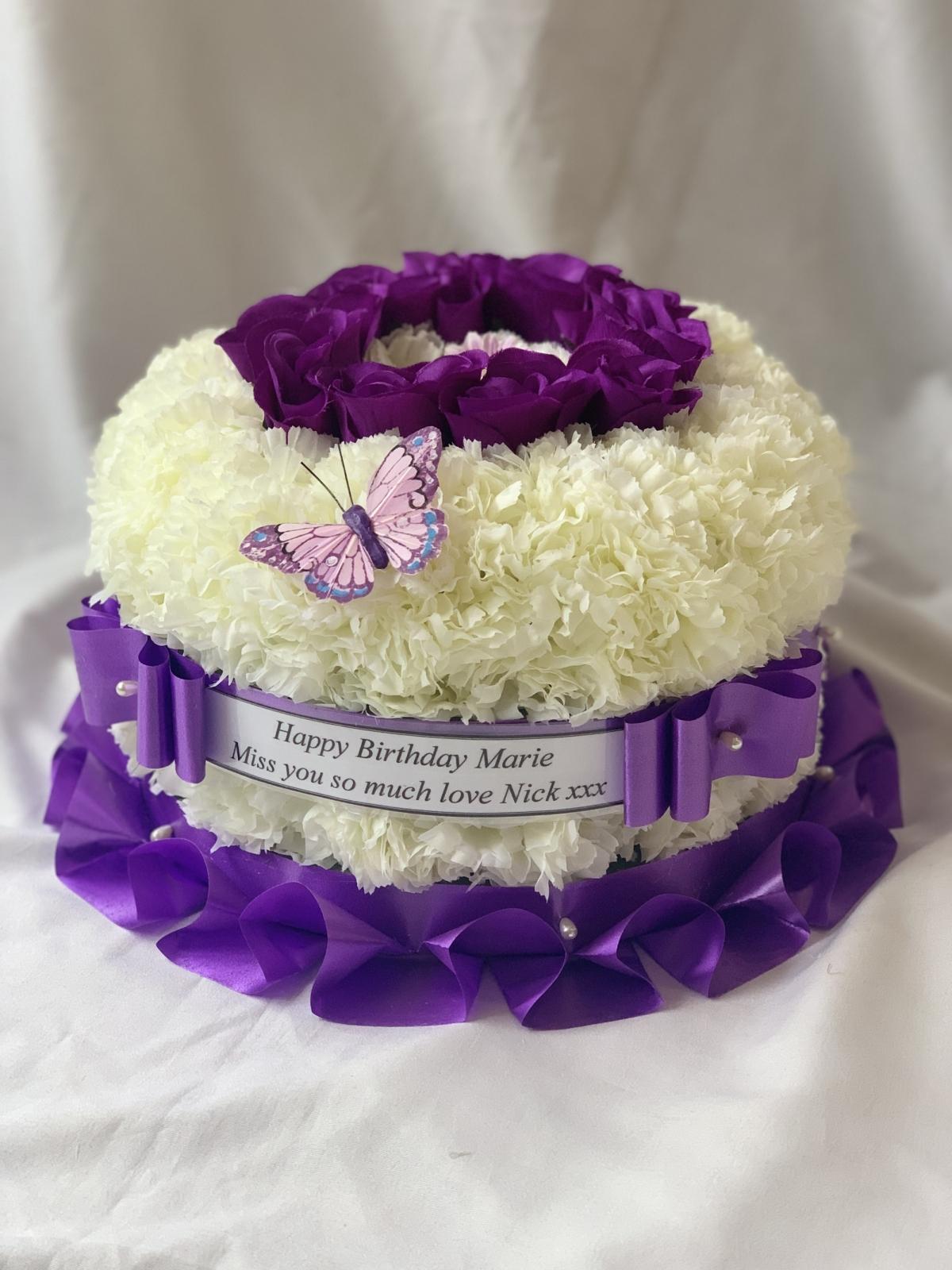 Birthday Cake Tribute Purple 1