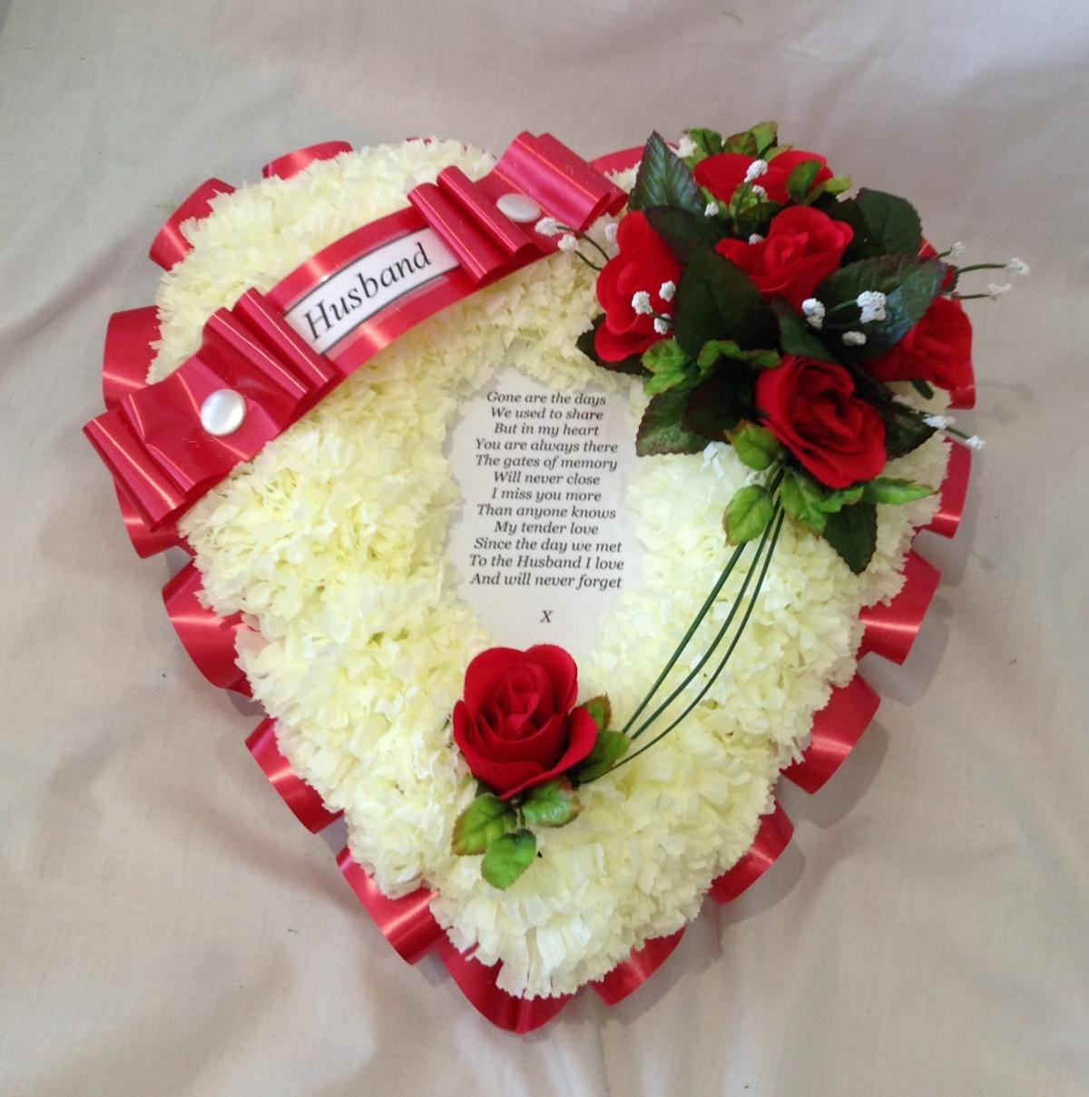 3500 Poem Heart Tribute Husband Rose