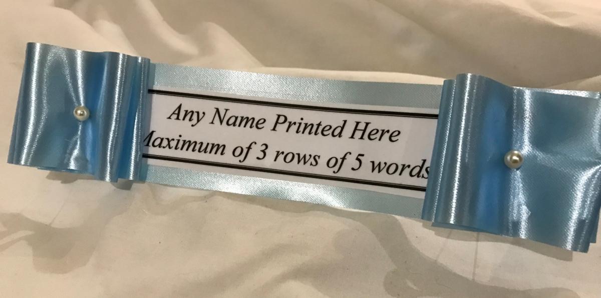 Personalised name 2025 ribbon