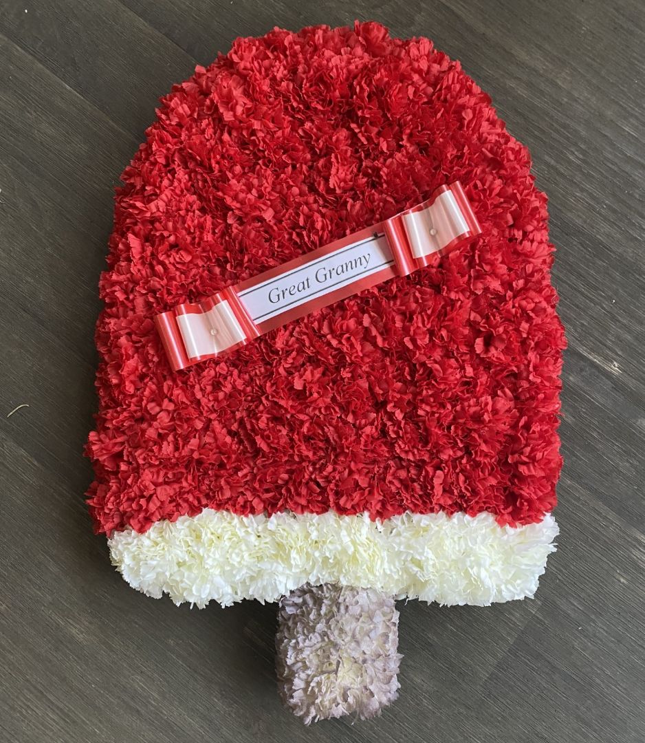 Strawberry Split Ice Lolly